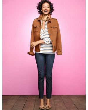 Talbots Brushed Knit Jacket - Pink