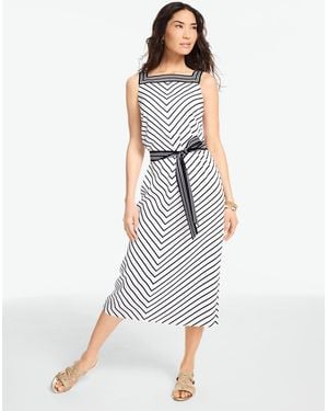 Talbots Soft Midi Dress - White