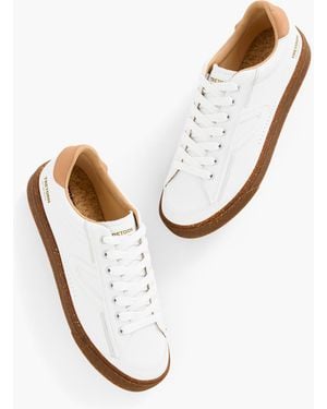 Tretorn ® Hopper Leather Sneakers - White