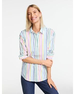 Talbots Linen Everyday Relaxed Shirt - White