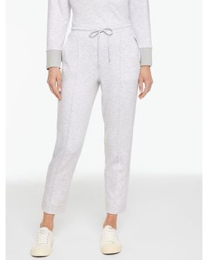 Talbots Airknit Stretch Tapered Leg Pants - White