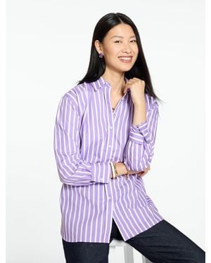 Talbots Everyday Relaxed Shirt - Purple