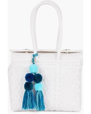 Un Pueblo Bombom Mini Tote - White