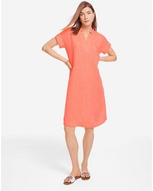 Talbots Linen Shift Dress - Pink