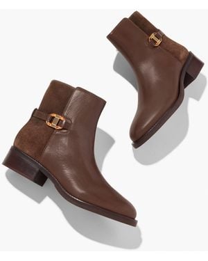 Talbots Waverly Nappa Ankle Boots - Brown