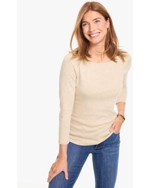 Talbots Bateau Neck T-shirt - Natural