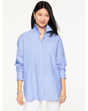 Talbots Everyday Relaxed Shirt - Blue