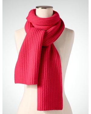 Talbots Chunky Cashmere Scarf - Red
