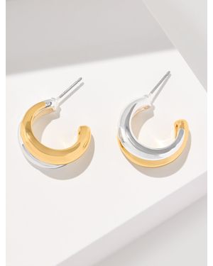 Talbots Rope Swirl Hoop Earrings - Multicolor