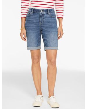 Talbots Girlfriend Denim Shorts - Blue