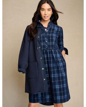 Talbots Corduroy Shirtdress - Blue