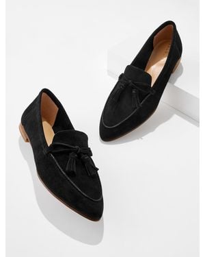 Talbots Kacey Suede Loafers - Black