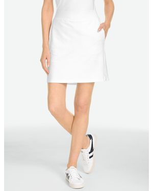 Talbots Out & About Jacquard Skort - White