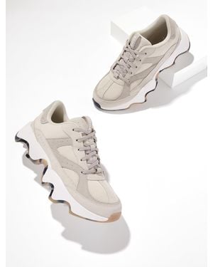 Sorel Leather Mesh Kinetictm Ii Trainers - Natural