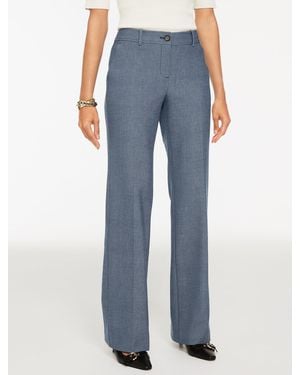 Talbots Boot Leg Refined Denim Pants - Blue