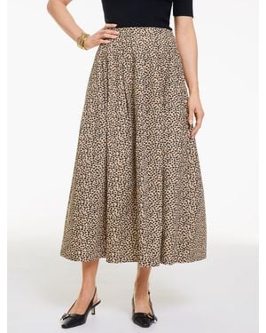 Talbots Piper Pleated Patio Skirt - Multicolour