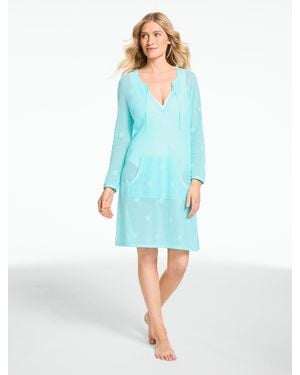 Aqua Club Tunic Top Cover-up - Blue