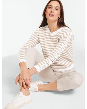Talbots Crewneck Jumper - Natural