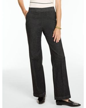 Talbots Trouser Pull-on Travel Jeans - Black