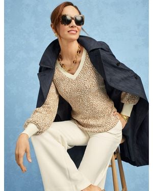 Talbots V-neck Sweater - Blue