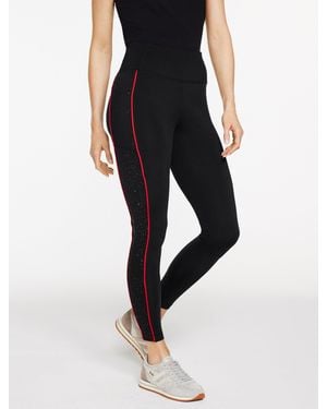 Talbots Luxe Fleeceback Leggings - Black