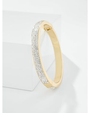 Talbots Shimmer Hinge Bangle - White