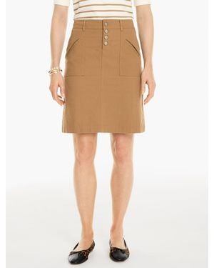 Talbots A-line Skirt - Natural