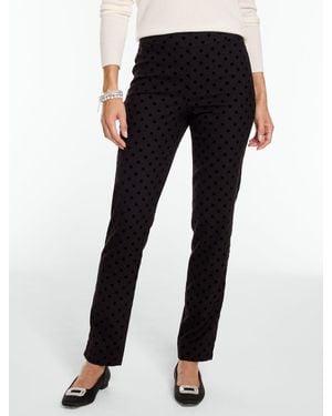 Talbots Chatham Slim Ankle Trousers - Black