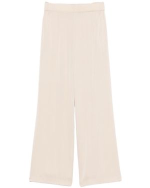 Silk95five Amalfi Silk Trousers - White