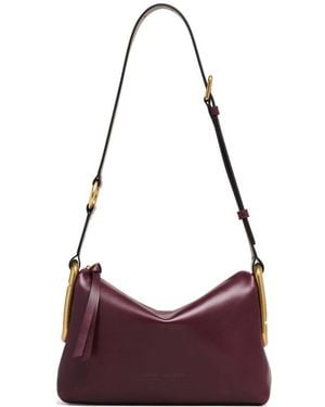 Marc Jacobs The Juliette Leather Messenger Bag - Purple