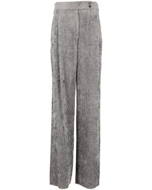 Emporio Armani Velvet Pants - Grey