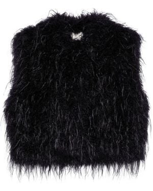 forte_forte Ecofur Vest - Black
