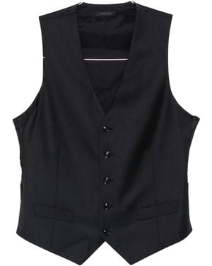 Giorgio Armani V-Neck Waistcoat - Black
