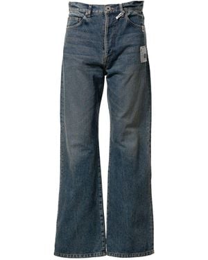 Maison Mihara Yasuhiro Flared Jeans - Blue