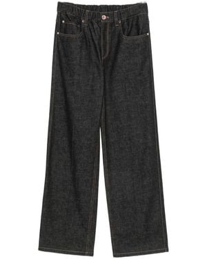 Brunello Cucinelli Denim Cotton Jeans - Black