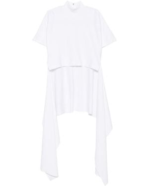 Alaïa Cotton Asymmetric Top - White