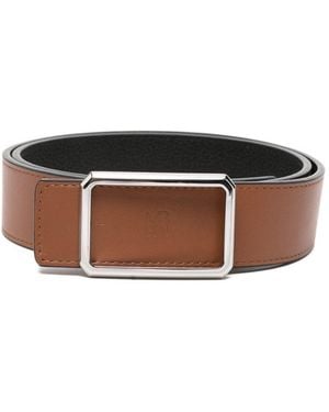 Maison Boinet Leather Belt - Brown
