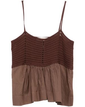 Jucca Crochet Top - Brown