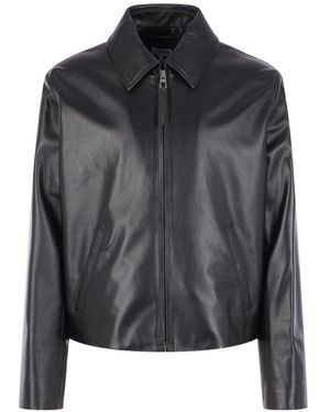 Loewe Leather Jacket - Black