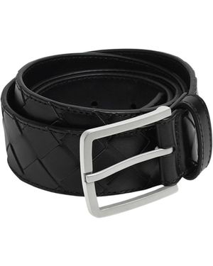 Bottega Veneta Braided Belt - Black