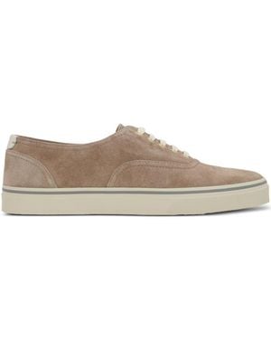 Brunello Cucinelli Suede Leather Sneakers - Brown