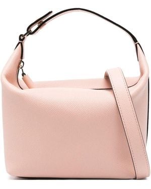 Valextra Mochi Leather Pouch - Pink