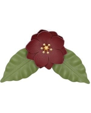 Loewe Flower Pistil Pin - Green