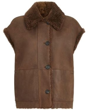 Brunello Cucinelli Reversible Vest - Brown