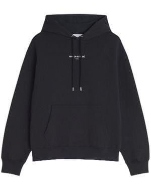Maison Kitsuné Logo Cotton Hoodie - Black