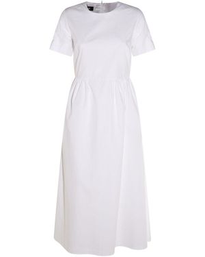 Add Cotton Midi Dress - White