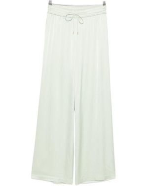 Alice + Olivia Kenley Wide Leg Trousers - White
