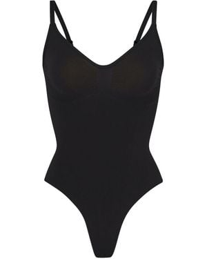 Skims Body Tanga Seamless - Nero