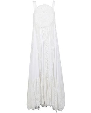 Loewe Cotton Long Dress - White
