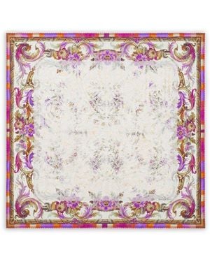 Pierre Louis Mascia Printed Silk Scarf - Pink